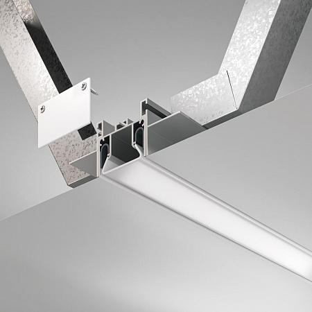 КОМПЛЕКТ алюминиевый профиль для натяжного потолка 72x35 (2 метра)