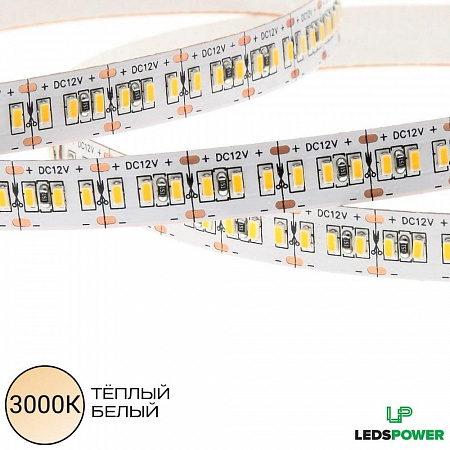 Светодиодная лента SMD 3014 / 240LED / 12V / 21W / IP20 / 3000K