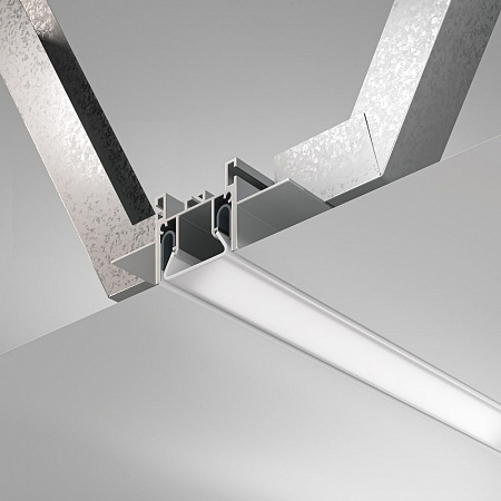 КОМПЛЕКТ алюминиевый профиль для натяжного потолка 72x35 (2 метра)