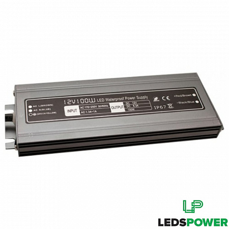 Блок питания SLIM 100W 24V IP67