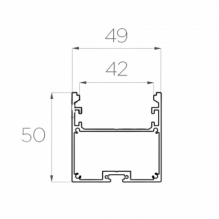 Алюминиевый профиль LC-LP-5050 (2 метра)