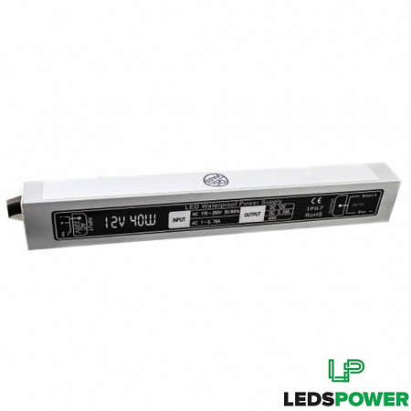 Блок питания SLIM 40W 12V IP67