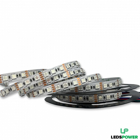 Светодиодная лента SMD 5050 / 96LED / 12V / 23W / IP20 / RGB