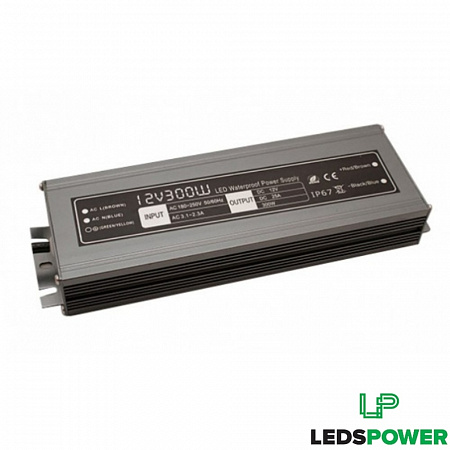 Блок питания SLIM 300W 12V IP67