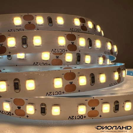 Светодиодная лента SMD 2835/ 120LED / 12V / 10W / IP20 / 3000К