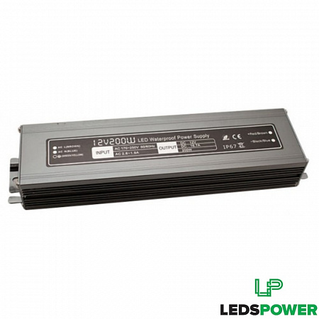 Блок питания SLIM 200W 24V IP67